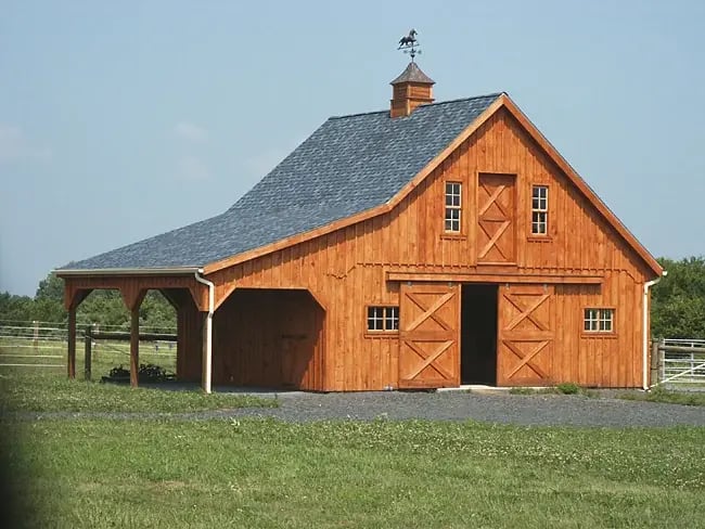 modular horse barn