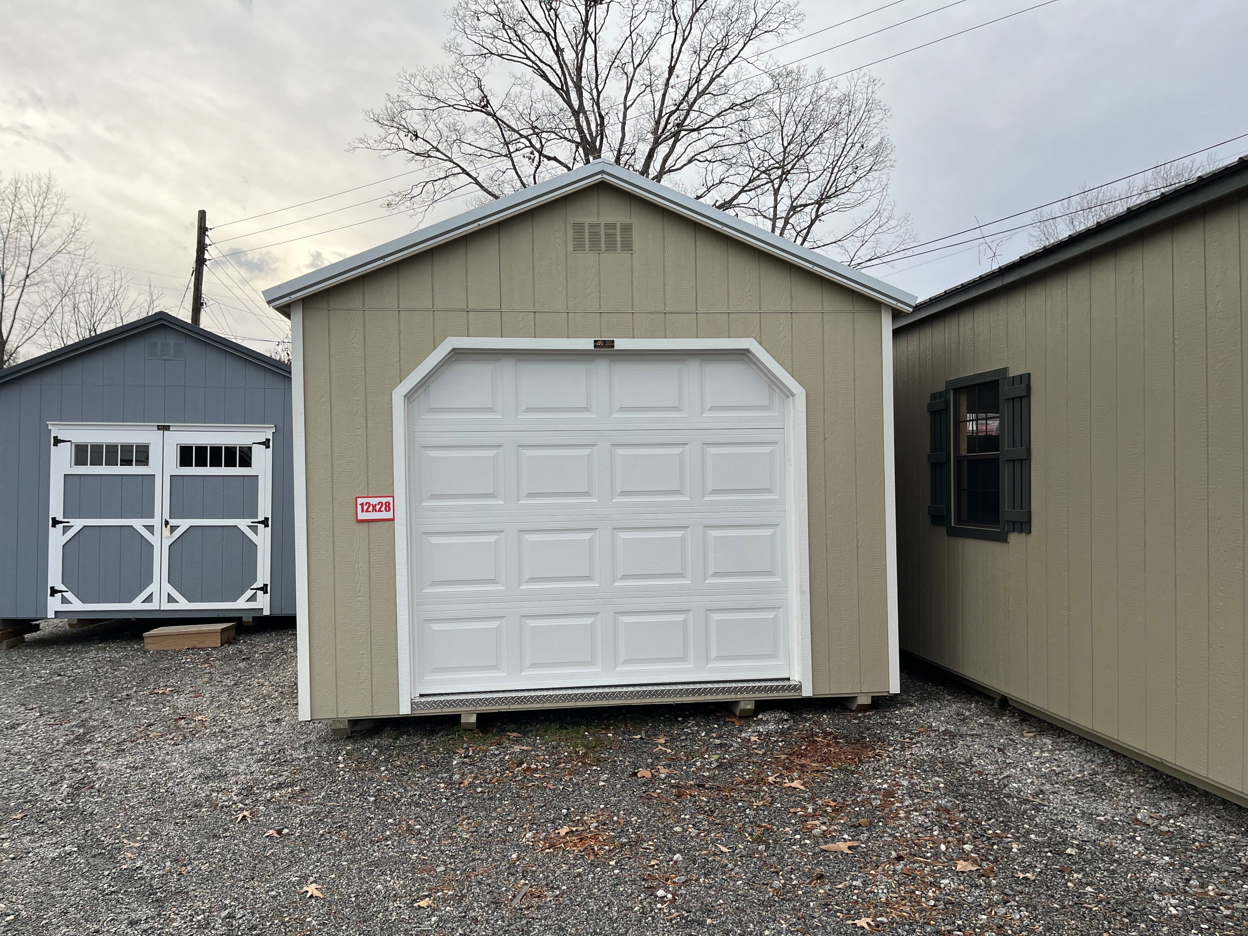 :Image: 12x28 Siding Cottage Garage-120924LABWG1